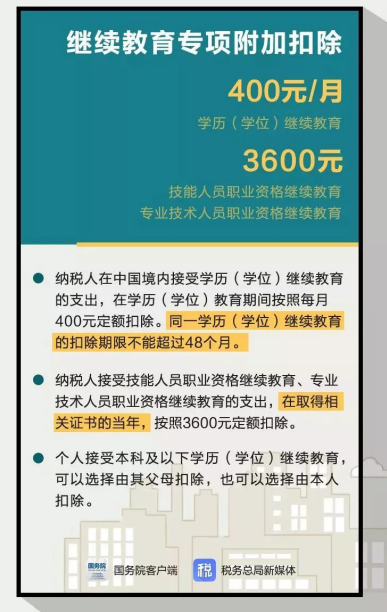 新個稅繼續(xù)教育專項扣除.png
